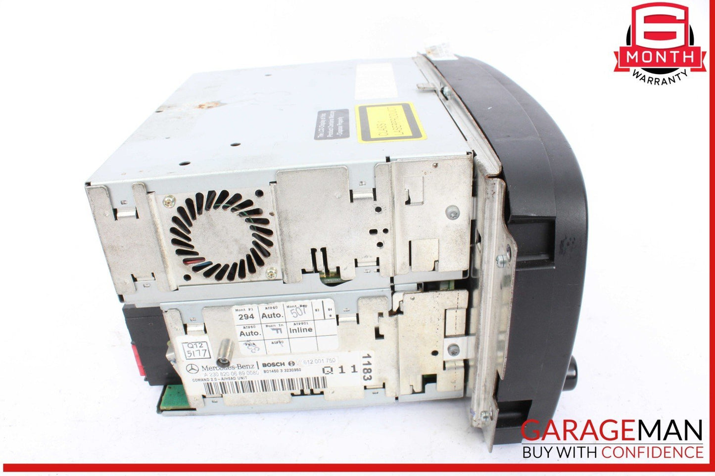 Mercedes-Benz SL500 Command Head Unit Navigation Radio A2308200689, 7612001450