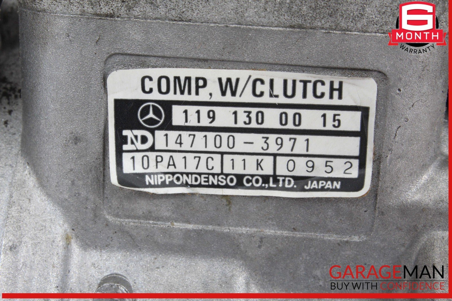 90-93 Mercedes R129 500SL AC A/C Air Conditioning Compressor Pump