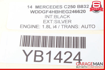 08-17 Mercedes W204 C250 E350 Rear Left / Right Side Lower Control Arm OEM