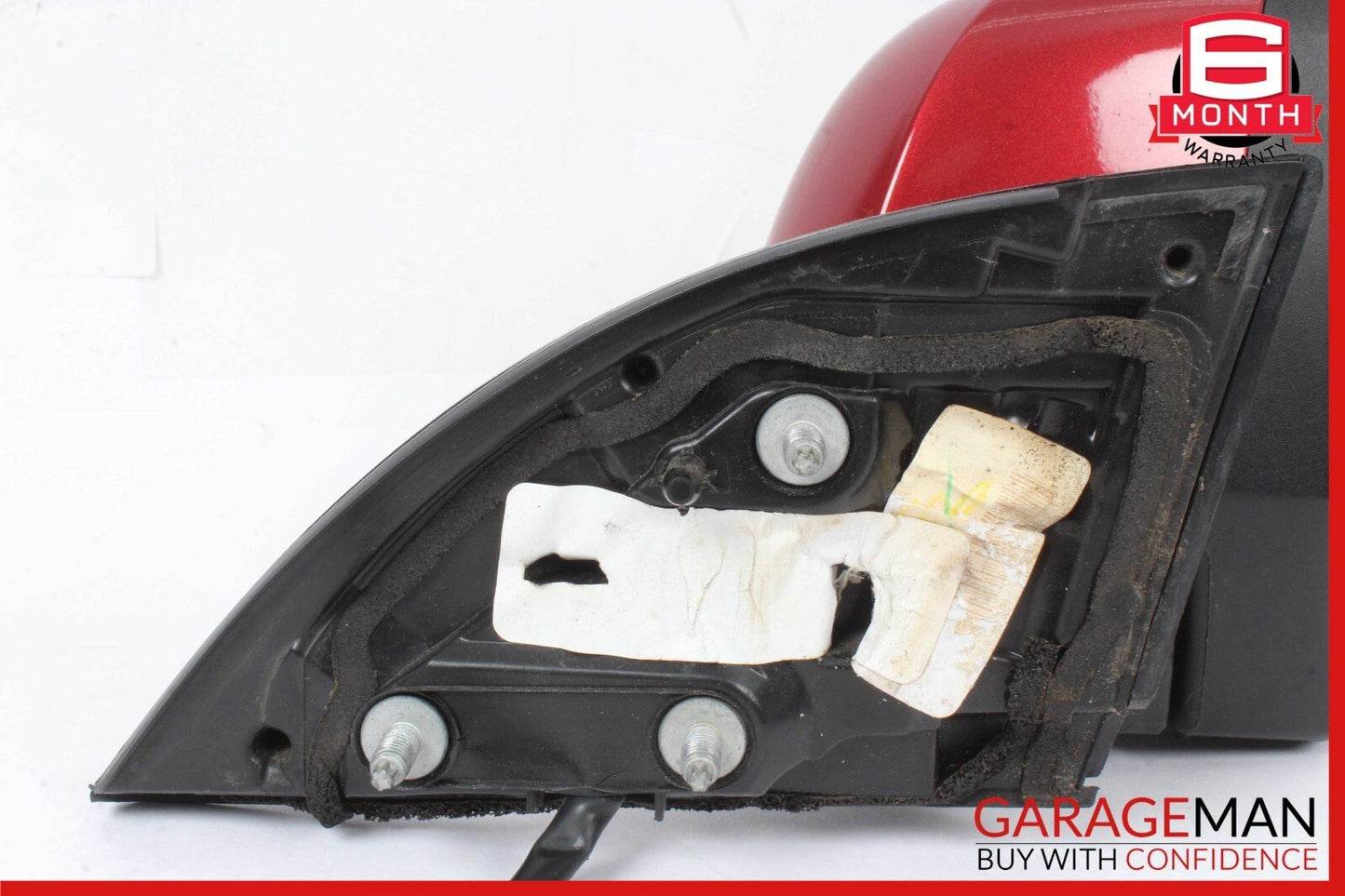 11-12 Nissan Leaf Front Right Passenger Side Door Rear View Mirror Red OEM