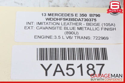 10-13 Mercedes W212 E350 E550 ABS Anti Lock Brake Pump 0265236464 OEM