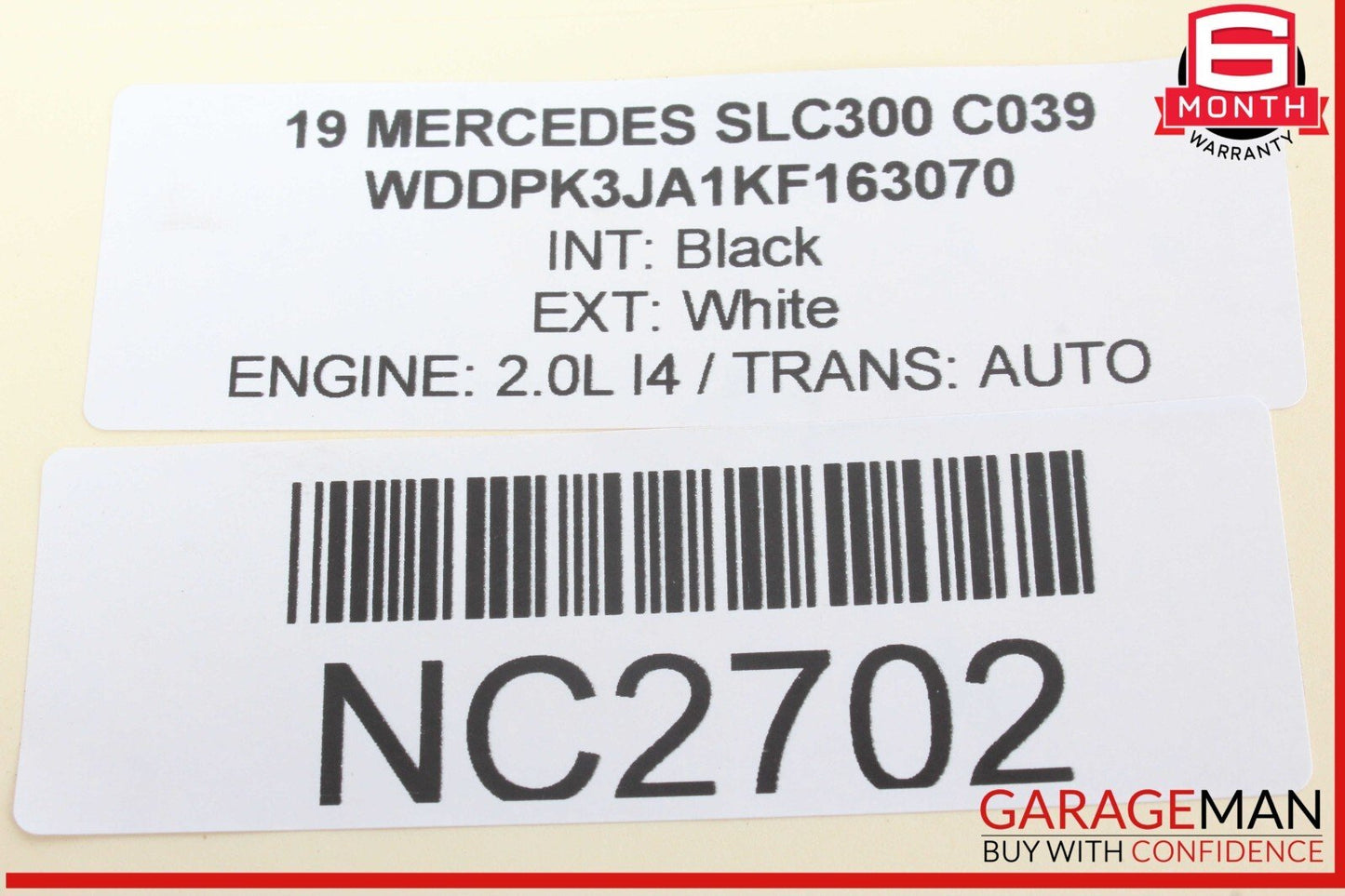 17-20 Mercedes R172 SLC300 Rear Left or Right Side Lower Thrust Control Arm OEM