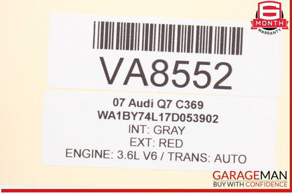 07-15 Audi Q7 Front Left Driver Side Power Seat Memory Switch 4F1959769A OEM