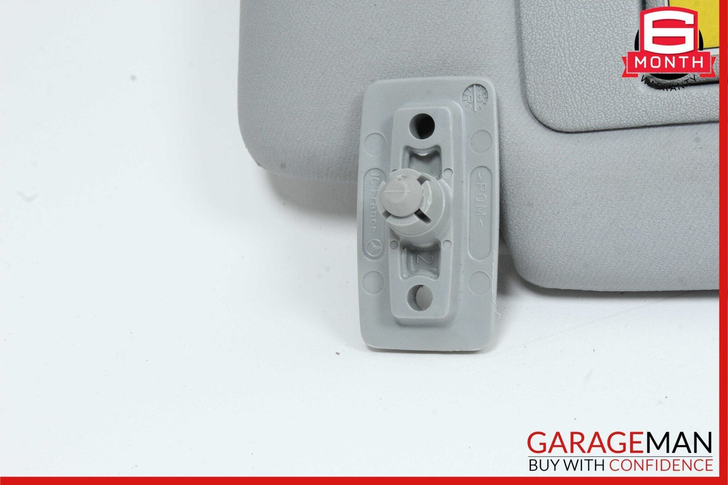 01-07 Mercedes W203 C240 C32 AMG Front Right Side Sunvisor Sun Visor Grey OEM