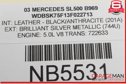 03-08 Mercedes R230 SL500 Front Right Side Seat Adjust Control Switch Module OEM