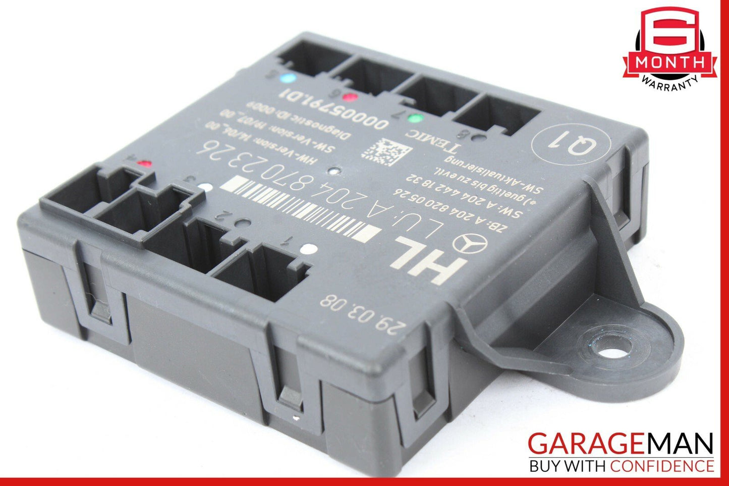 08-14 Mercedes W204 C300 C350 C63 AMG Rear Left Side Door Controller Module Unit