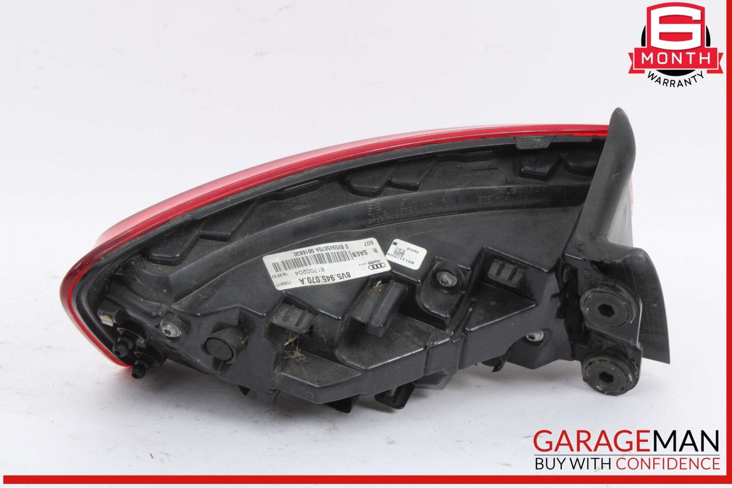 17-20 Audi A3 S3 Rear Right Passenger Side Outer Tail Light Lamp 8V5945070A OEM