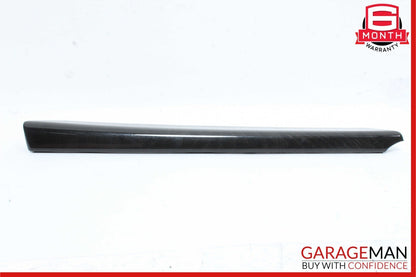 10-16 Mercedes W212 E350 E400 E550 Right Side Center Console Trim Strip Wood OEM