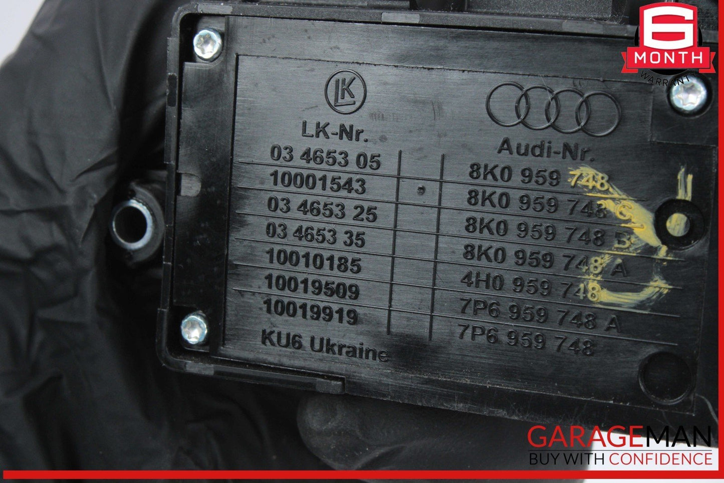 12-18 Audi A6 A4 A7 Front Right Passenger Side Power Seat Adjustment Switch OEM