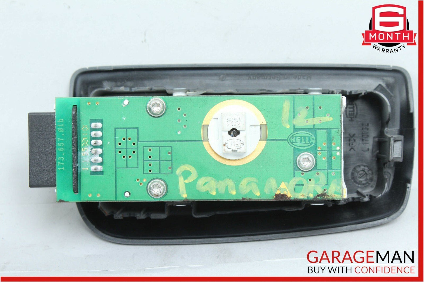 10-15 Porsche Panamera 970 Rear Left Side Top Upper Roof Dome Light Lamp Grey
