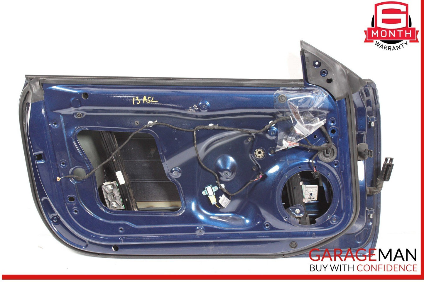 08-17 Audi A5 S5 Front Left Driver Side Door Shell Blue OEM