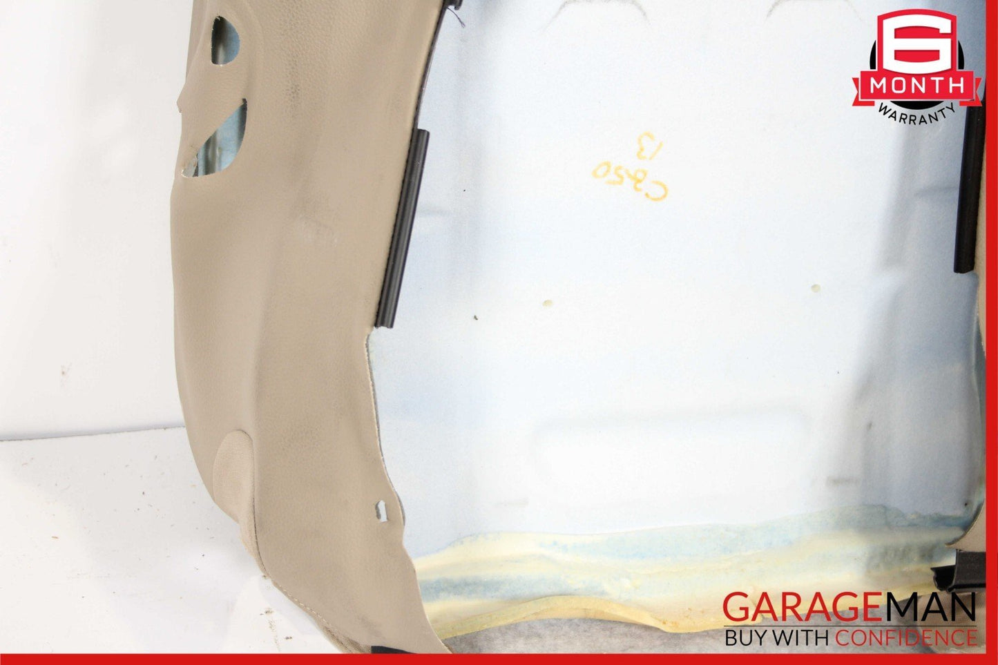 08-14 Mercedes W204 C250 Sedan Front Right Side Top Upper Seat Cushion Beige