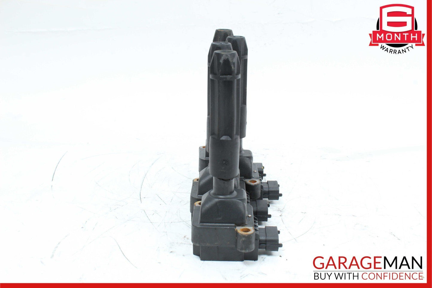 97-04  Mercedes R170 SLK230 Engine Ignition Coil Spark Plug Set of 4 Pc Assembly