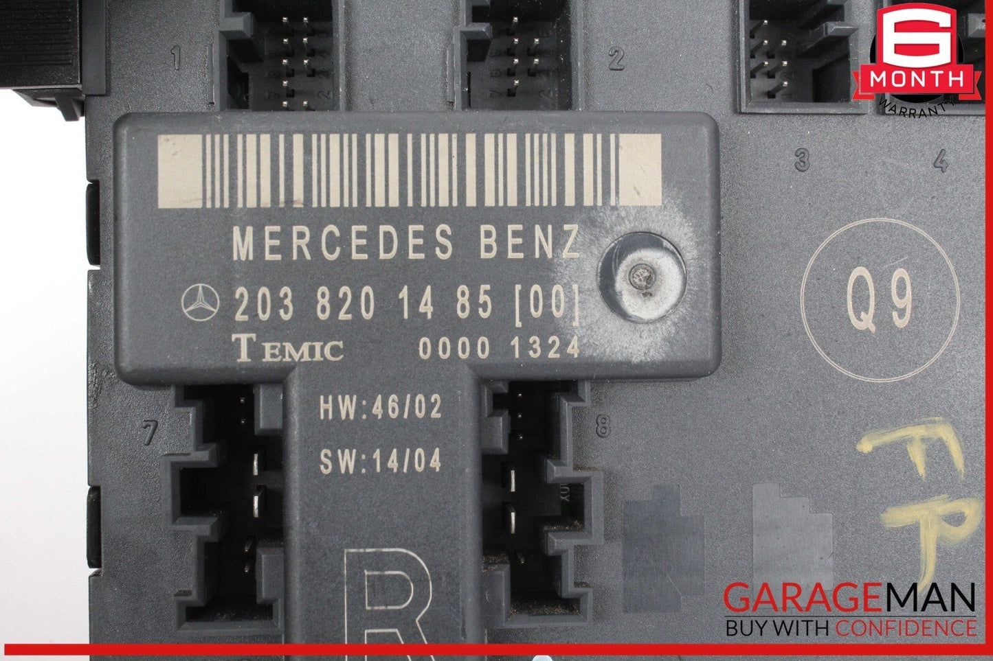 01-07 Mercedes W203 C350 Sport Front Right Side Door Control Module 2038201485