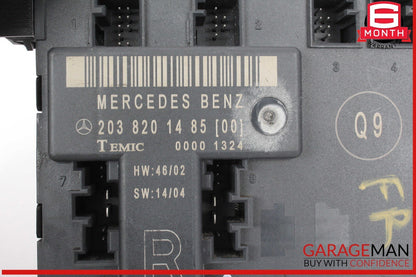 01-07 Mercedes W203 C350 Sport Front Right Side Door Control Module 2038201485