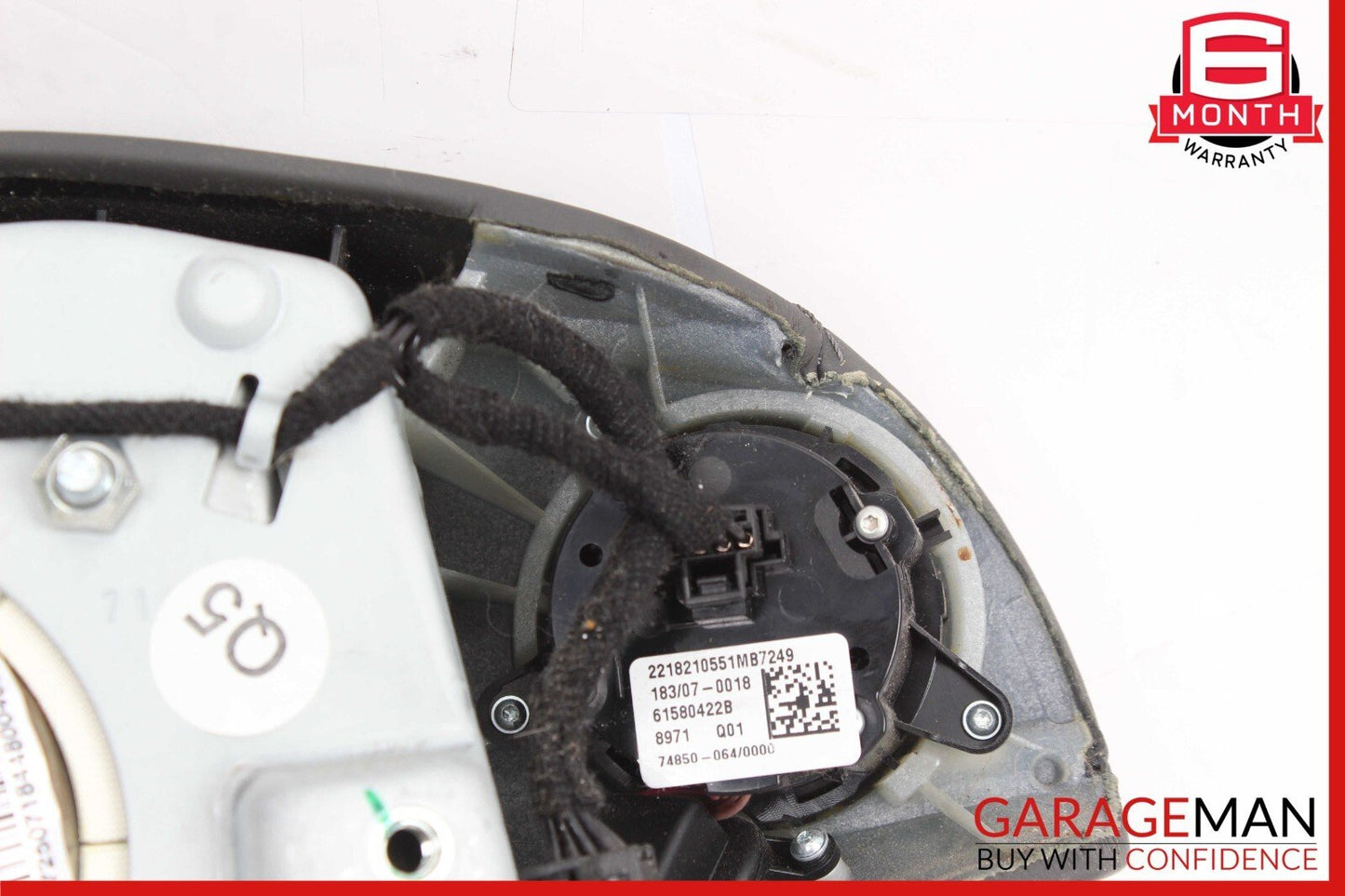 07-10 Mercedes W216 CL550 CL500 S550 Steering Wheel Airbag Air Bag Black OEM