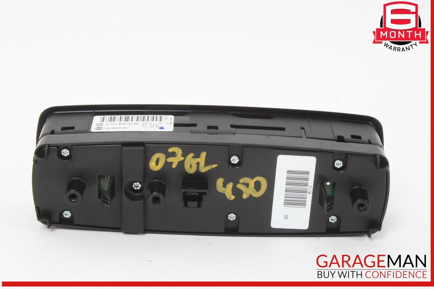 07-13 Mercedes X164 GL450 4MATIC Driver Master Window Control Switch Black OEM