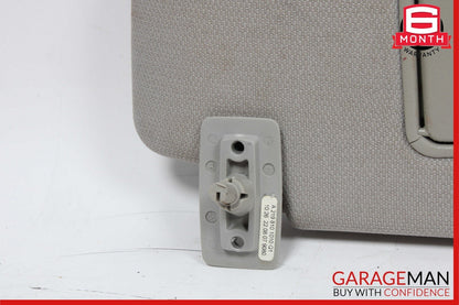 06-11 Mercedes W219 CLS550 Front Right Side Sun Visor Sunvisor Shade Suede Grey