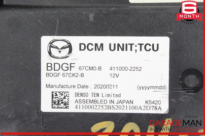 19-23 Mazda 3 Data Communication Control Module Unit DCM BDGF67CM0B OEM