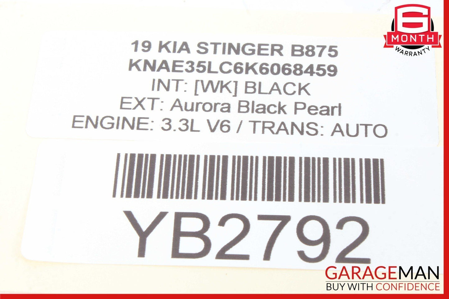 18-23 Kia Stinger Front Left Driver Side Door Window Motor 82450-J5010 OEM