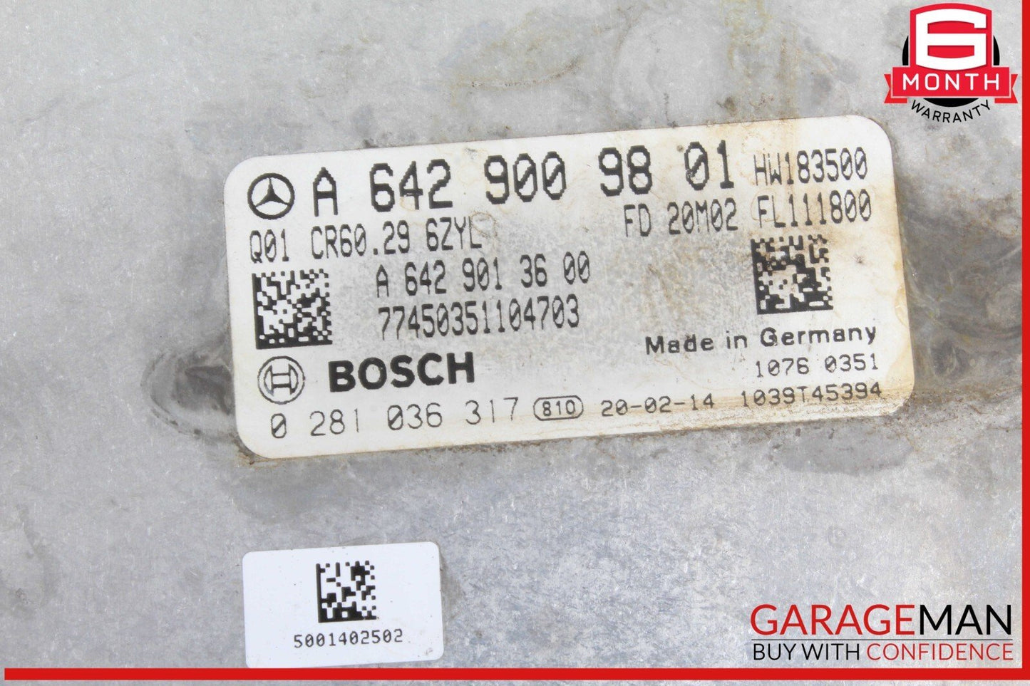 10-13 Mercedes W212 E350 Bluetec Diesel ECU Engine Control Module Unit FLASHED