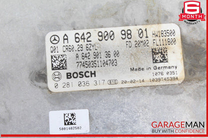 10-13 Mercedes W212 E350 Bluetec Diesel ECU Engine Control Module Unit FLASHED