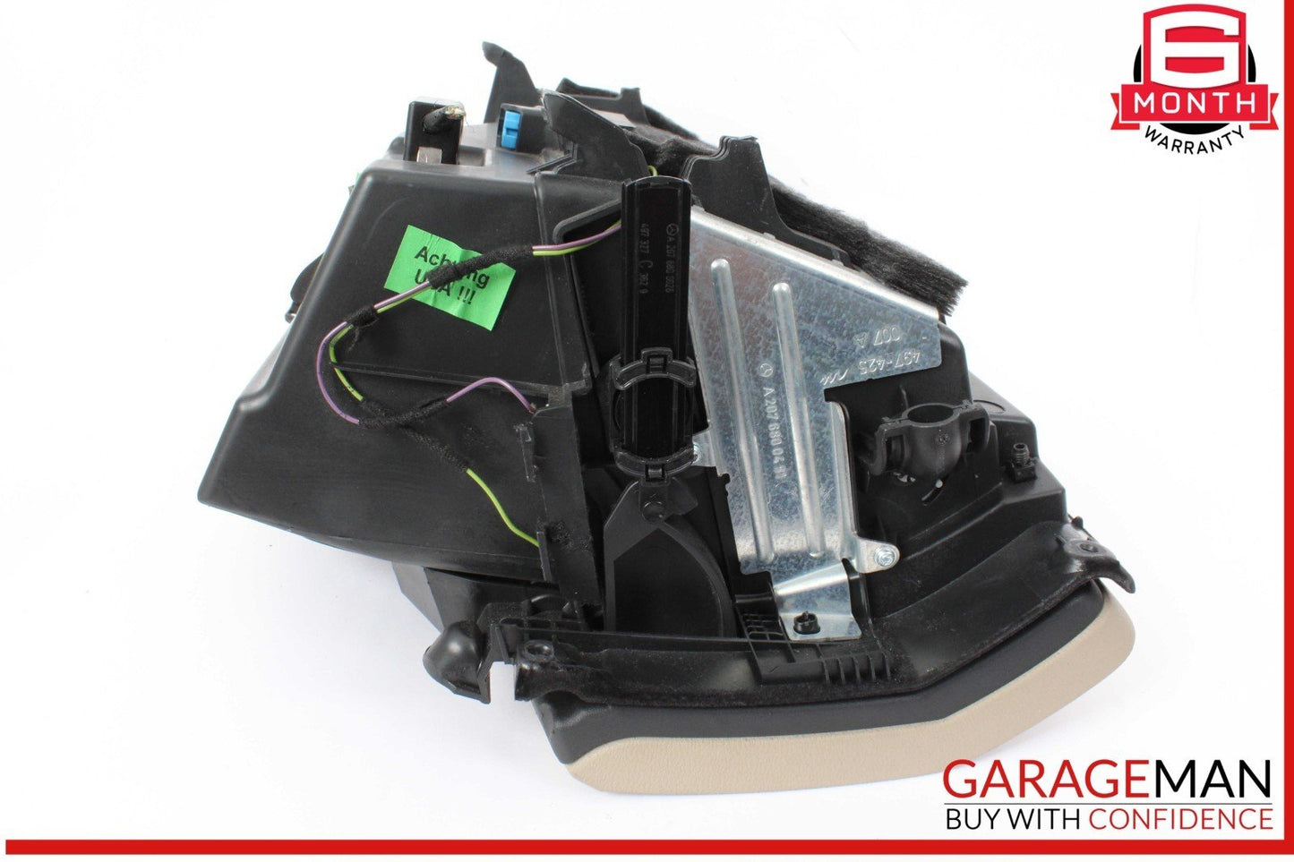 10-13 Mercedes W207 E350 E550 Dashboard Glove Box Compartment 2076800491 OEM