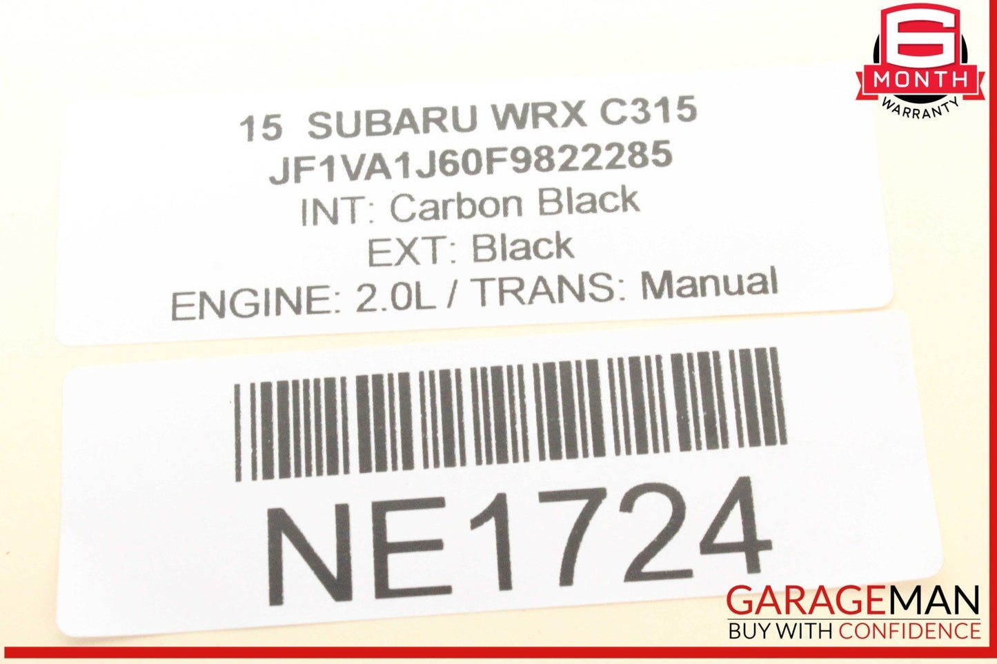 14-18 Subaru WRX Traction Control w/ Dimmer Switch & Trim Panel 83472FJ000 OEM