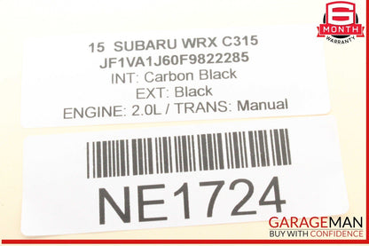 14-18 Subaru WRX Traction Control w/ Dimmer Switch & Trim Panel 83472FJ000 OEM