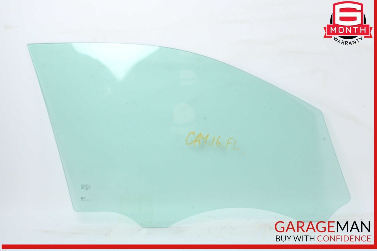 11-18 Porsche Cayenne 958 Front Left Driver Side Door Window Glass OEM