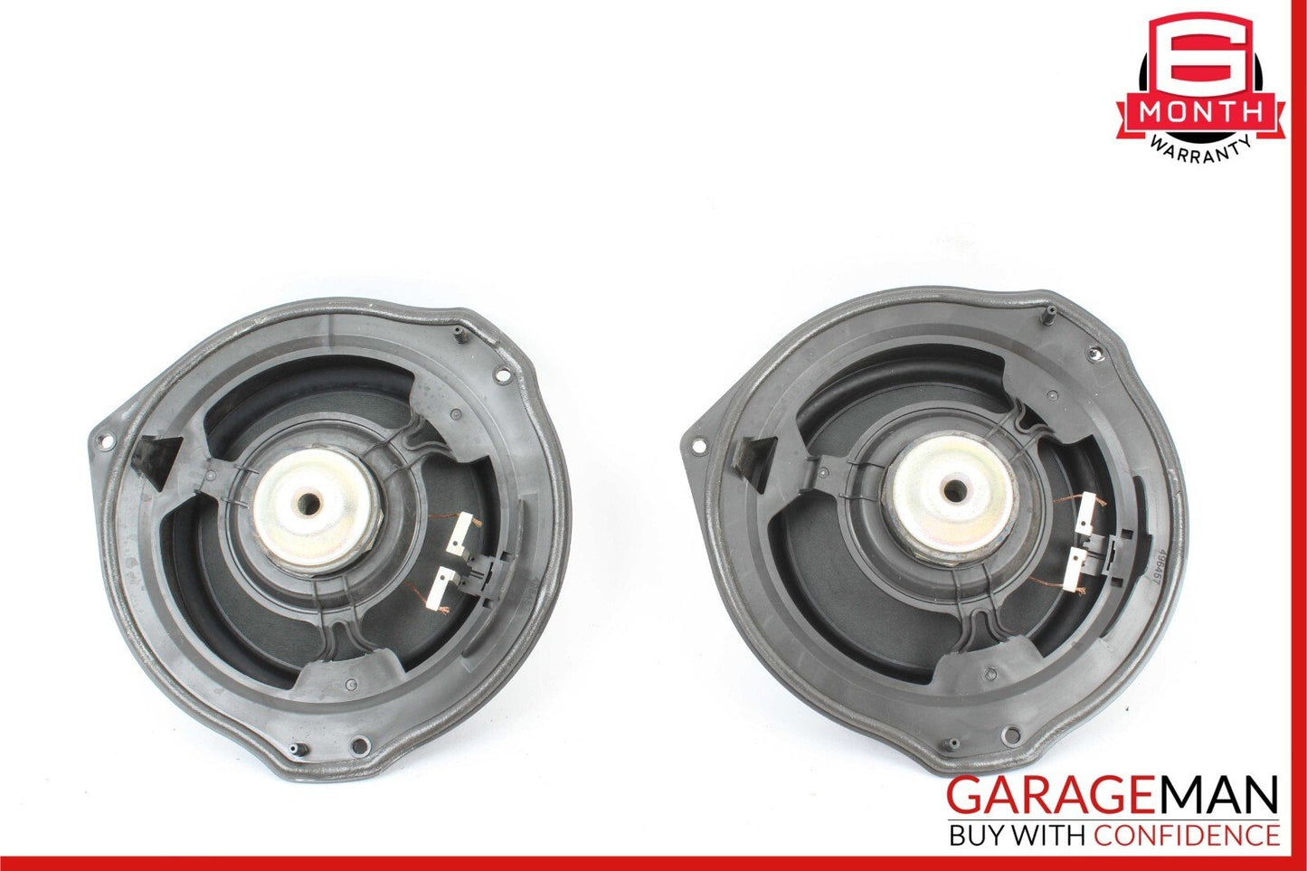 08-14 Mercedes W204 C250 C300 Rear Right & Left Side Door Sound Speakers Set OEM