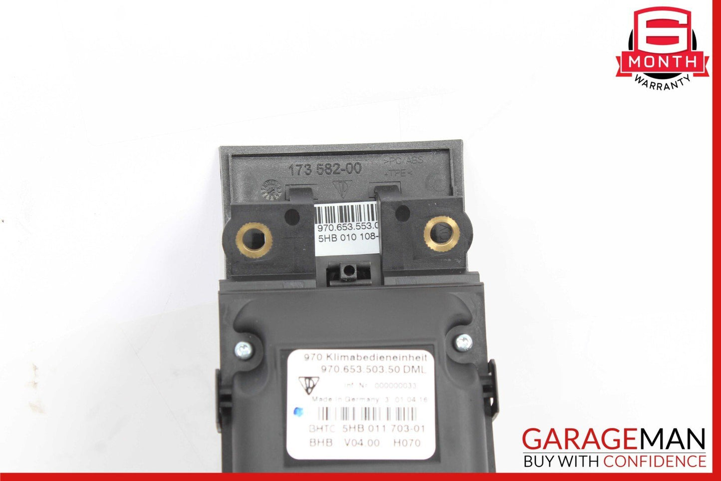 10-16 Porsche Panamera A/C Climate Control Panel Console Switch Heater OEM