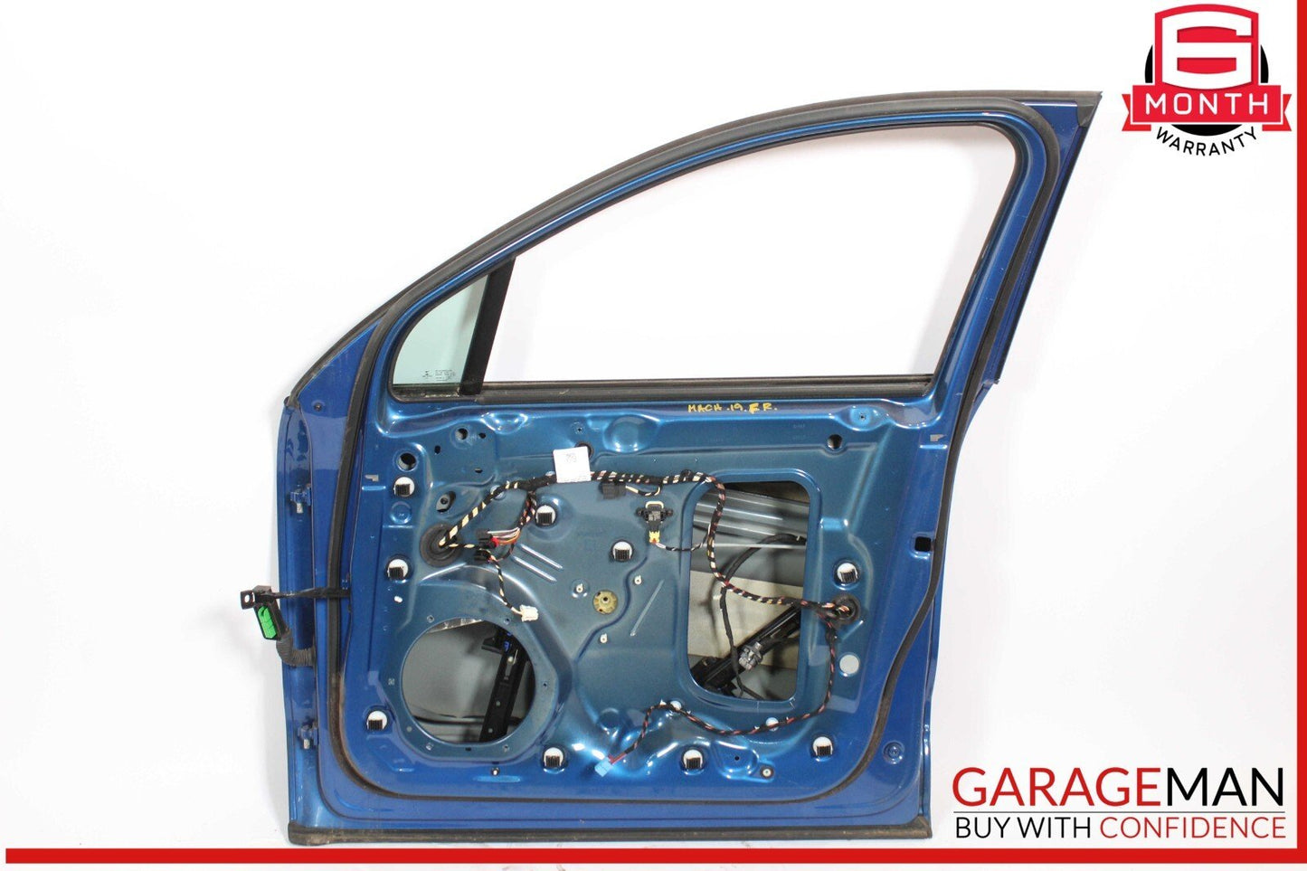 15-24 Porsche Macan 95B Front Right Passenger Side Door Shell Blue OEM