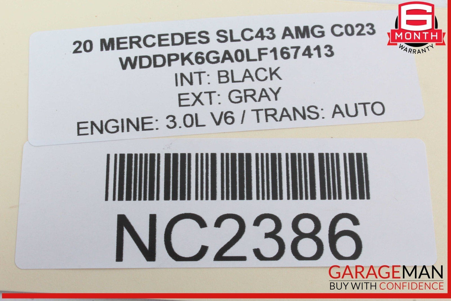 12-20 Mercedes R172 SLC43 AMG Rear Right Side Suspension Shock Strut Absorber