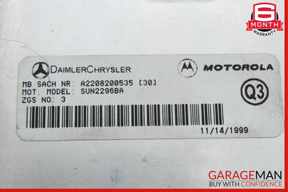 00-06 Mercedes W210 E320 S500 CL500 Voice Command Control Module 2208200535 OEM