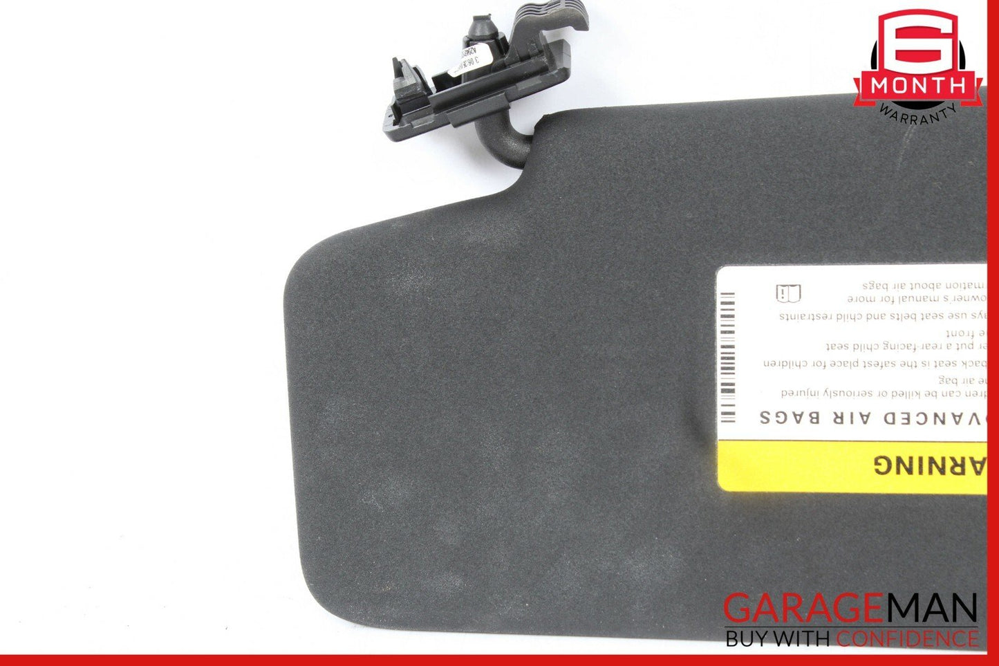 08-14 Mercedes W204 C300 C350 Right Passenger Side Sunvisor Sun Visor Black OEM