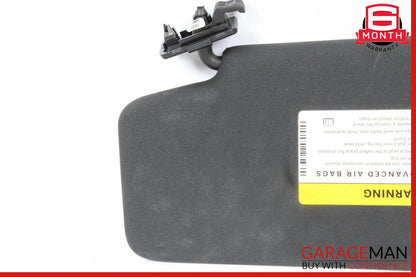 08-14 Mercedes W204 C300 C350 Right Passenger Side Sunvisor Sun Visor Black OEM