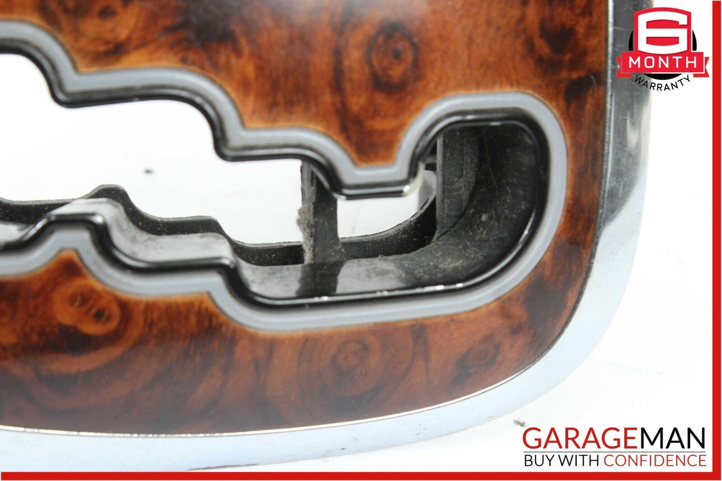 00-06 Mercedes W215 CL500 CL65 AMG Center Console Shift Shifter Bezel Trim Wood