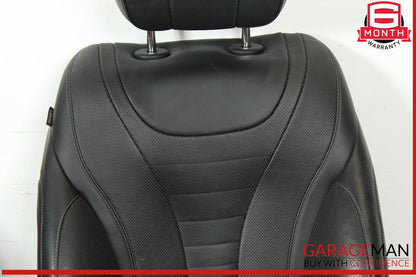 14-17 Mercedes W222 S550 Complete Front Seat Seats Cushion Assembly Black OEM