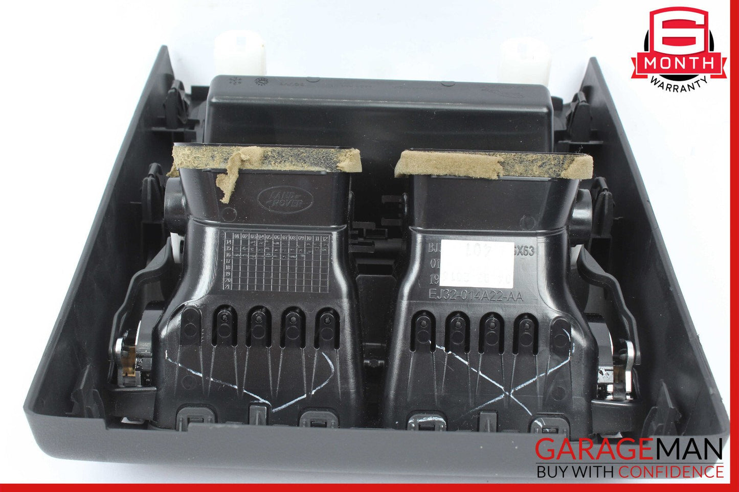 17-19 Jaguar XE Rear Center Console Air Vent AC A/C Trim Grille OEM