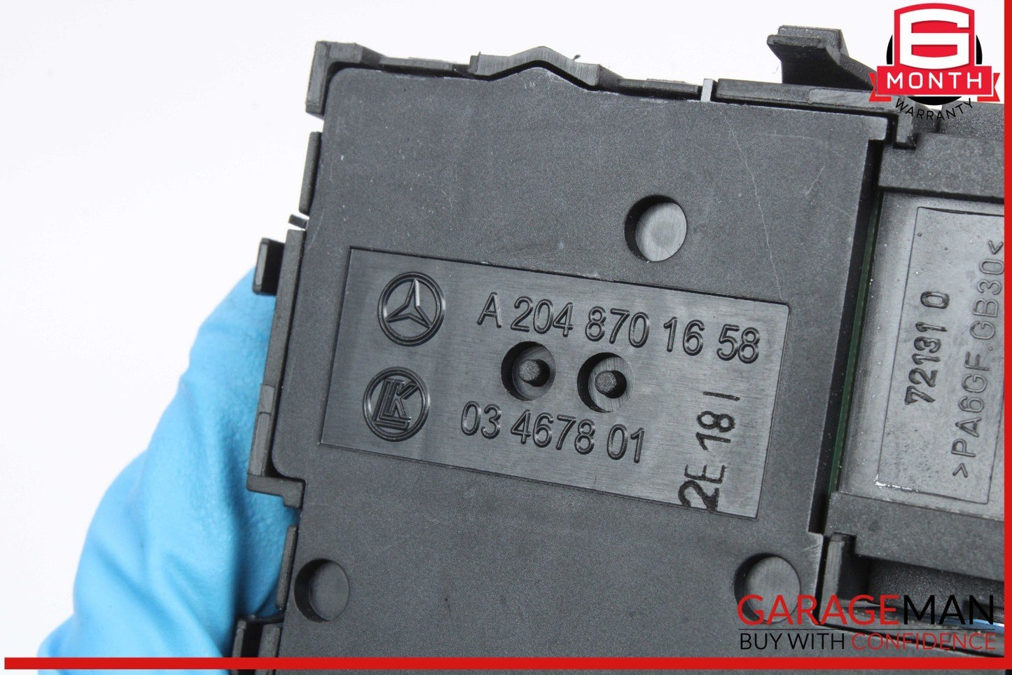 08-16 Mercedes W204 C250 Front Left Driver Side Side Seat Control Switch OEM