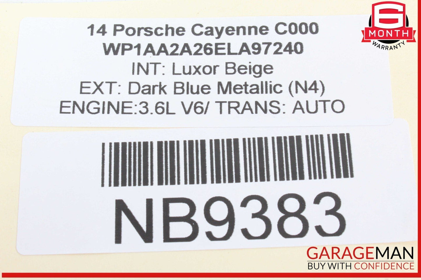 11-18 Porsche Cayenne 958 Rear Left / Rear Right Wishbone Upper Control Arm