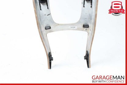 00-02 Mercedes W215 CL500 Center Console Radio Trim Cover Panel Bezel Wood