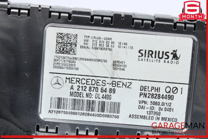 12-14 Mercedes X204 GLK250 C250 Sirius Satellite Radio Receiver 2128706489 OEM