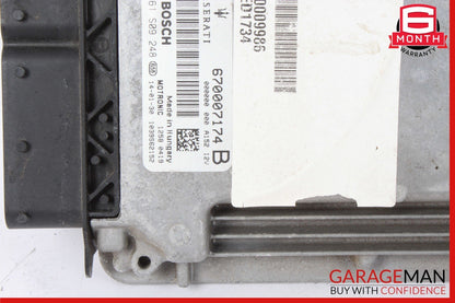 14-17 Maserati Ghibli ECU ECM Engine Computer Control Module Unit 670007174 OEM