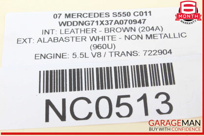 07-14 Mercedes W221 S550 CL550 Rear Left / Right Side Upper Control Arm OEM