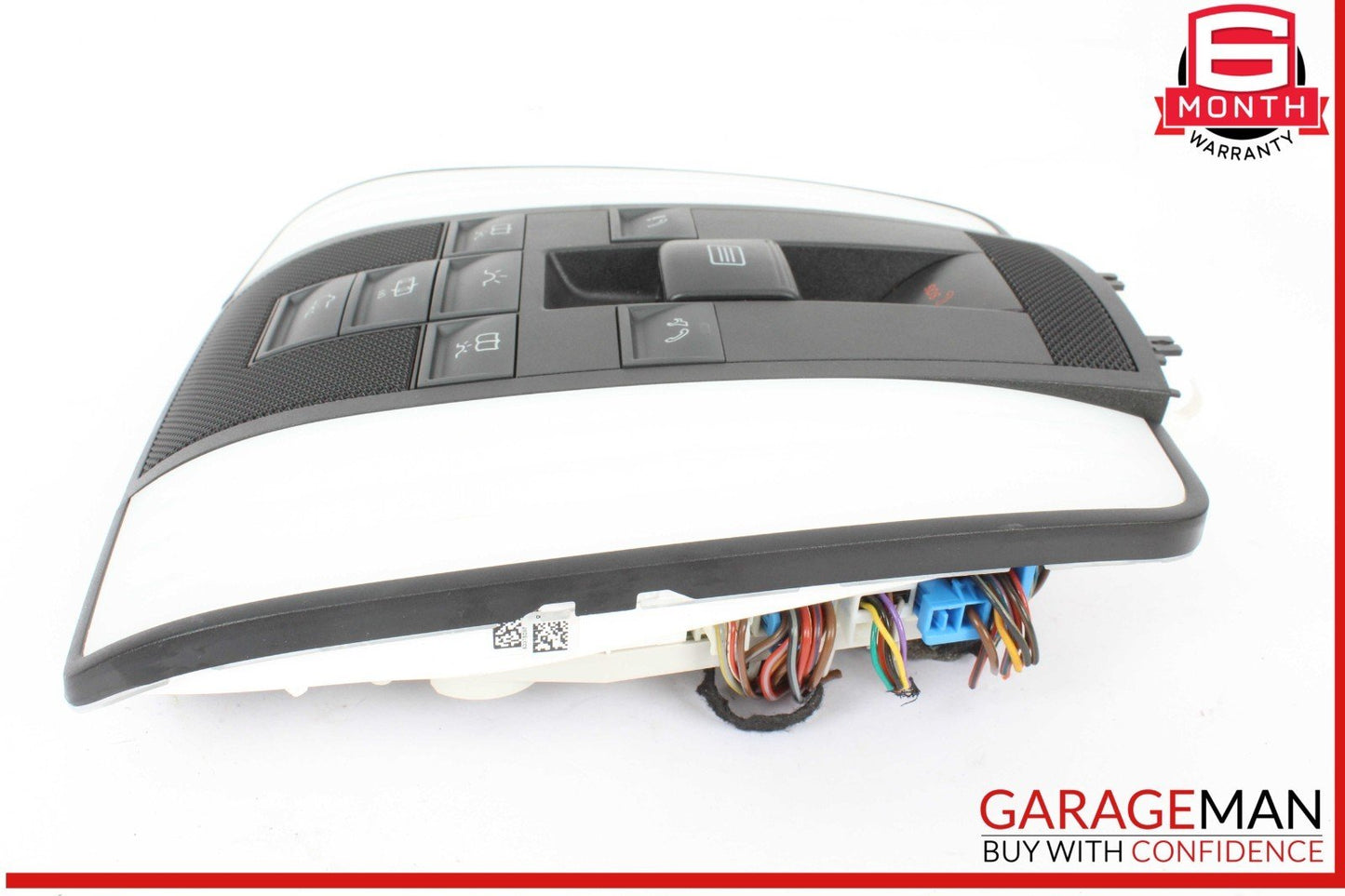 10-18 Mercedes W212 E350 Bluetec Overhead Dome Light Lamp Black 2129064601 OEM