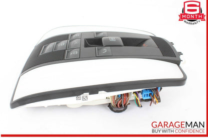 10-18 Mercedes W212 E350 Bluetec Overhead Dome Light Lamp Black 2129064601 OEM