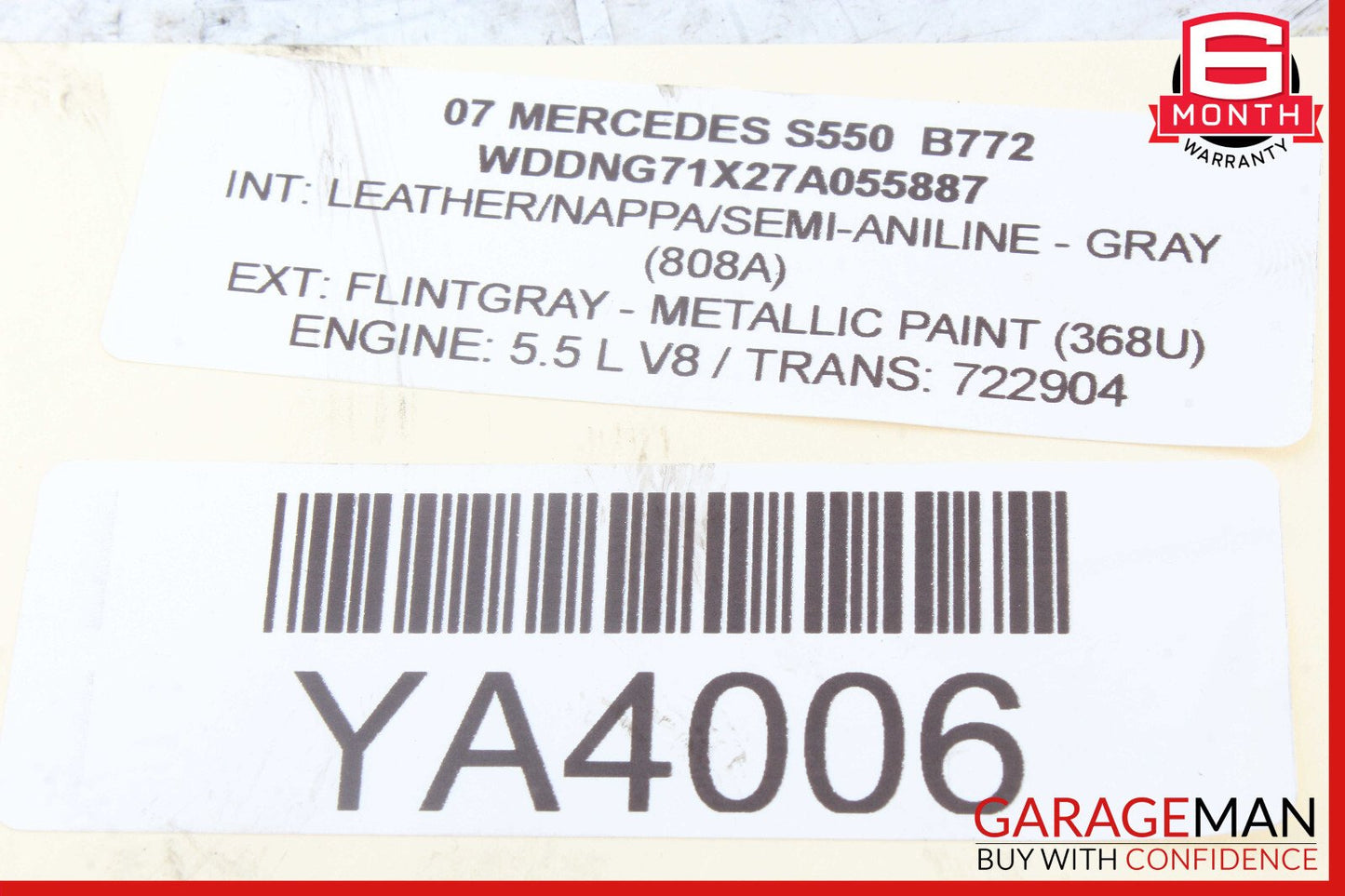 07-14 Mercedes W221 S550 CL550 Rear Left / Right Camber Strut Upper Control Arm