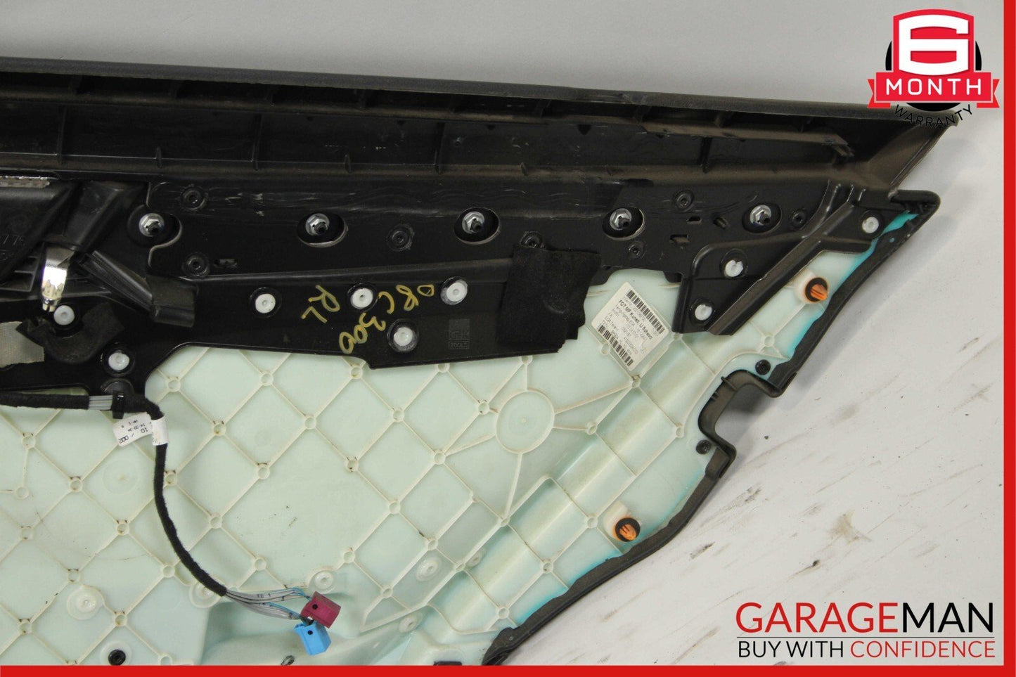08-11 Mercedes W204 C300 Rear Left Driver Side Interior Door Panel Black OEM